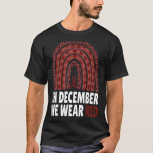 Camiseta Em dezembro, Vestimos o Mundo do Mês da Consciênci