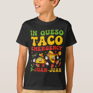 Camiseta Em emergência de queso ligue 9 juan juan mexicano