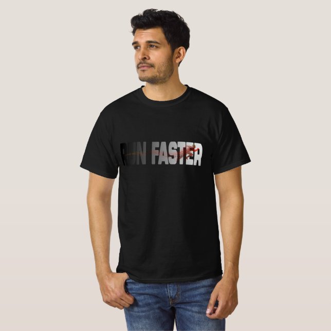 Camiseta Em execução (Frente Completa)