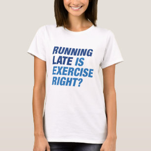 Camiseta Em Execução Atrasada