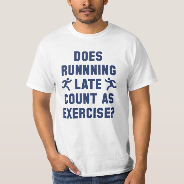 Camiseta Em Execução Atrasada (Frente)