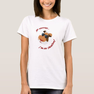 Camiseta Em férias