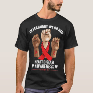 Camiseta Em fevereiro, nós conhecemos as doenças do coração