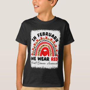 Camiseta Em Fevereiro Usamos o Dia de Conscientização sobre