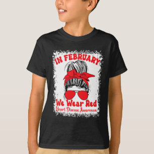Camiseta Em fevereiro, Vestimos a consciência da doença do