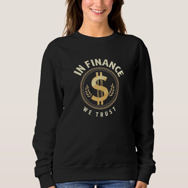 Camiseta Em Finanças, Confiamos na Emblem (Frente)