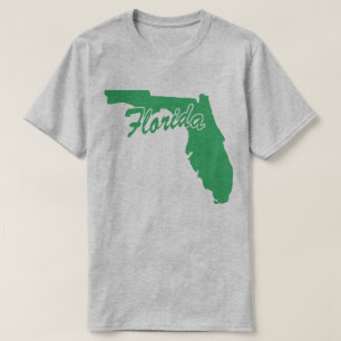 Camiseta em forma de estado da Flórida