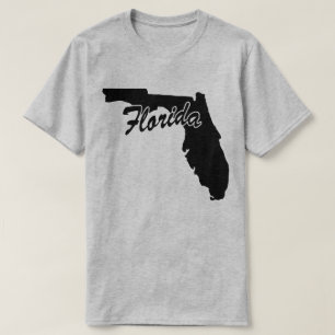 Camiseta em forma de estado da Flórida
