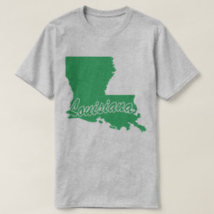 Camiseta em forma de Louisiana