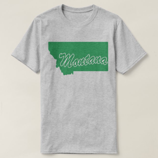 Camiseta em forma de Montana (Frente do Design)