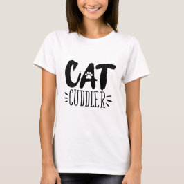 Camiseta Em fotos de gatos estéticos de Cuddler Happy Cudle