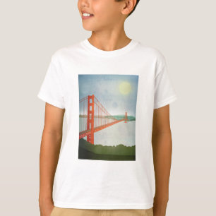 Camiseta Em golden gate bridge