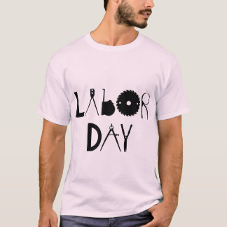 Camiseta em honra do dia do trabalho