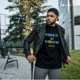 Camiseta Em Jesus ganhamos | Bíblia de frase inspiradora Ve