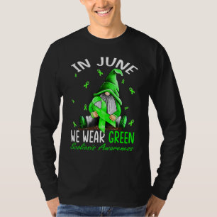 Camiseta Em Junho, Vestimos Verde Para A Sensibilização Par