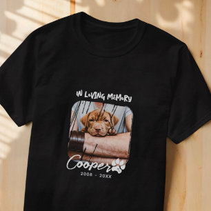Camiseta Em Loving Memory Memorial Grunge Foto Memorial de 
