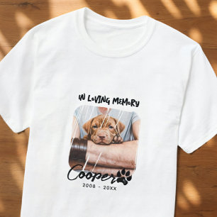 Camiseta Em Loving Memory Memorial Grunge Foto Memorial de 