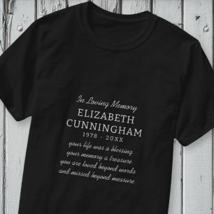Camiseta Em Loving Memory Memorial Modern Preppy Cote
