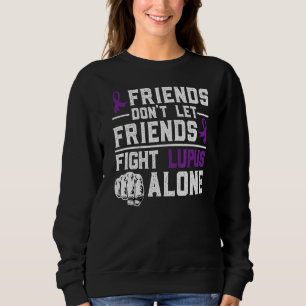 Camiseta Em maio Lupus Warrior Ribbon Roxo Lupus Lupus