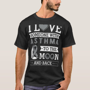 Camiseta Em maio, Vestimos a consciência da asma Cinza