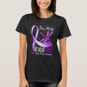 Camiseta Em maio, Vestimos a Consciência da Fibrose Císti