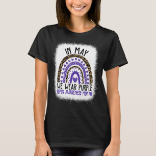 Camiseta Em maio, Vestimos a Consciência do Lupus Roxo Lega