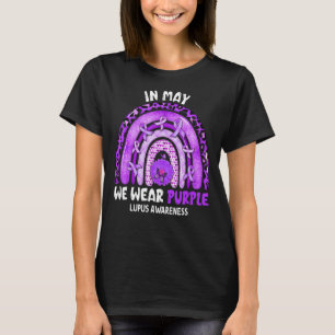 Camiseta Em maio, Vestimos a Consciência do Rainbow Lupus R