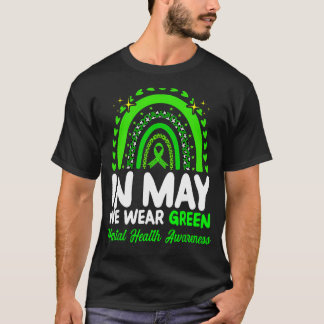 Camiseta Em maio, Vestimos a Consciência Mental Verde