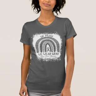 Camiseta Em maio vestimos a conscientização sobre o cancer 