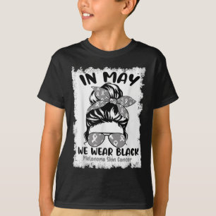Camiseta Em maio, Vestimos Awarenes de Canceres de pele de