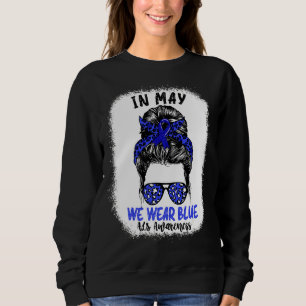 Camiseta Em maio, Vestimos Blue Als Disease Senness Mu