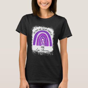 Camiseta Em Maio, Vestimos Roxo Para A Consciência Do Lupus