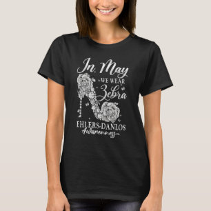 Camiseta Em maio Vestimos Zebra Butterfly Ehlers Danlos Syn