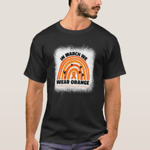 Camiseta Em Março, Vestimos A Esclerose Múltipla Laranja Pa