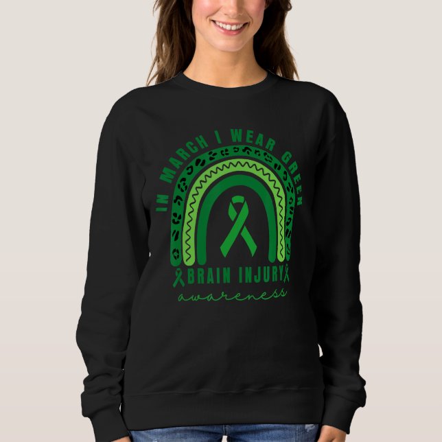 Camiseta Em março Visto Ferimentos no Cérebro do Arco-Íris  (Frente)
