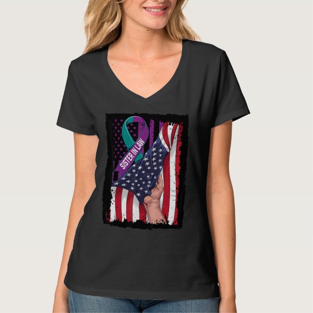 Camiseta Em Memória da Consciente sobre Suicídio da Cunhada (Frente)