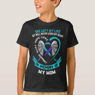 Camiseta Em Memória Da Minha Mãe Perda Da Mãe Conscientizaç