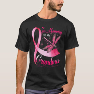 Camiseta Em memória de meu Cancer de dragonfly