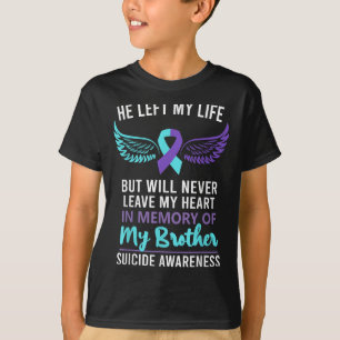 Camiseta Em Memória Do Irmão, Prevenção Da Consciência Suic
