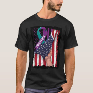 Camiseta Em Memória do Irmão Sensibilização Suicida America