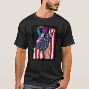 Camiseta Em Memória do Irmão Sensibilização Suicida America