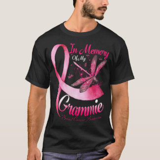 Camiseta Em memória do meu avô Dragonfly Cancer Aw