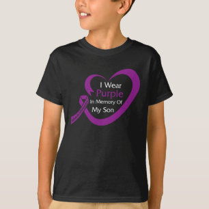 Camiseta Em Memória do Meu Filho Sobredosagem Conscientizaç