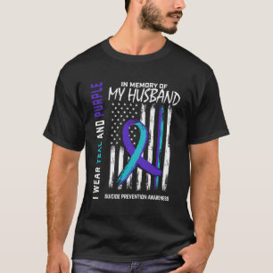 Camiseta Em Memória Do Meu Marido, A Preventi De Consciênci