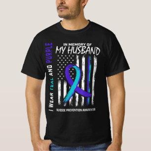 Camiseta Em Memória Do Meu Marido, A Preventi De Consciênci