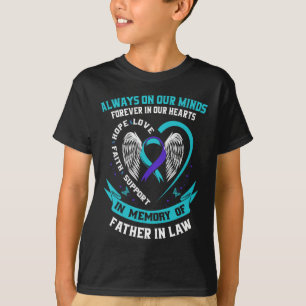 Camiseta Em Memória Do Meu Pai Em Direito, Sensibilização P