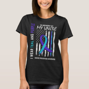 Camiseta Em Memória do Meu Tio Prevenção à Conscientização 