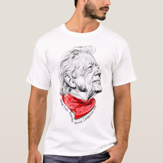 Camiseta Em memória do presidente humanitário Jimmy Carter