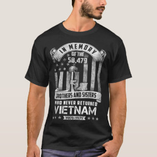 Camiseta Em memória do veterano do Vietnã