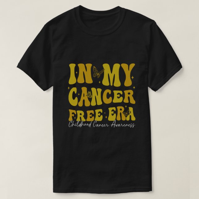 Camiseta Em Meu Cancer Era Livre A Consciência Do Cancer Da (Frente do Design)